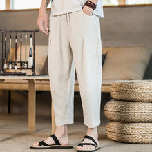 Load image into Gallery viewer, Men's Summer Linen Loose Casual Pants