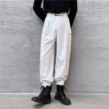 Load image into Gallery viewer, Drawstring Multi-pocket Trousers