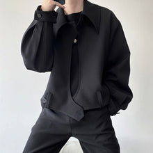 Load image into Gallery viewer, Irregular Placket Cropped Jacket