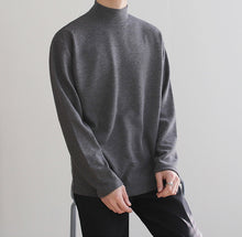 Load image into Gallery viewer, Winter High Neck Long Sleeve T-shirt