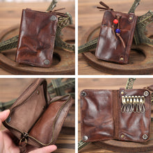 Load image into Gallery viewer, Vintage Handmade Key Coin Wallet