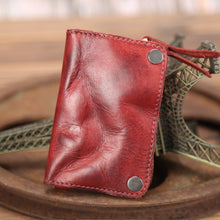 Load image into Gallery viewer, Vintage Handmade Key Coin Wallet