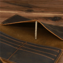 Load image into Gallery viewer, Retro Bifold Multi-card slot Leather Wallet