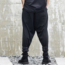 Load image into Gallery viewer, Elastic Waist Belted Casual Pants