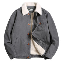 Load image into Gallery viewer, Retro Fleece Corduroy Jacket