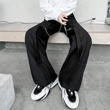 Load image into Gallery viewer, Metal Chain Trim Suit Trousers