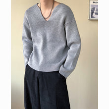 Load image into Gallery viewer, Winter V-neck Pullover Sweater