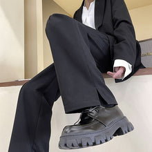 Load image into Gallery viewer, Drape Slit Straight Leg Trousers