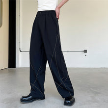 Load image into Gallery viewer, Line Decoration Straight Casual Pants