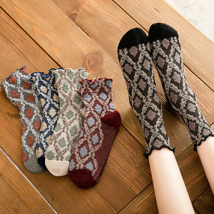 Winter Loose Breathable Cotton Ankle Socks