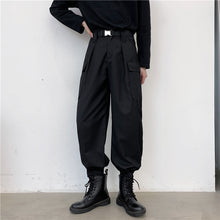 Load image into Gallery viewer, Drawstring Multi-pocket Trousers