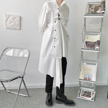 Load image into Gallery viewer, Irregular Multi-button Long Shirt