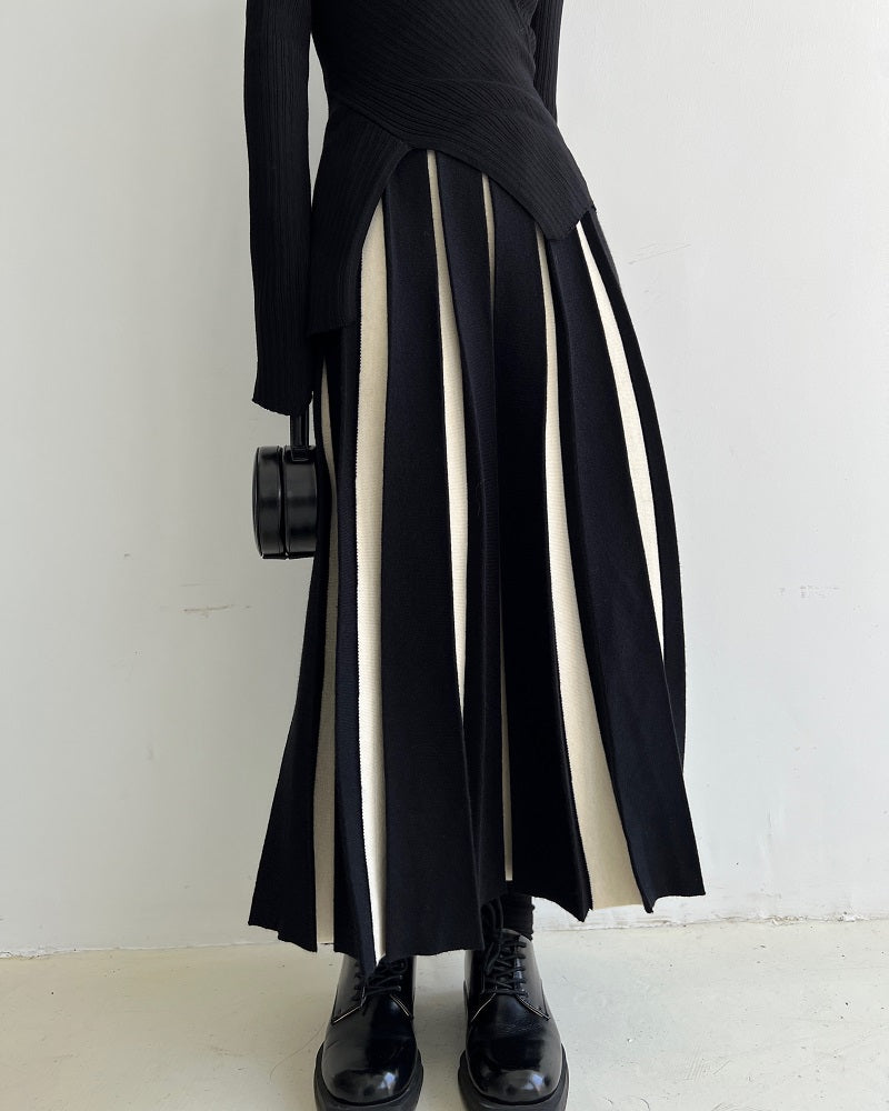 Color Block Set (Skirt)