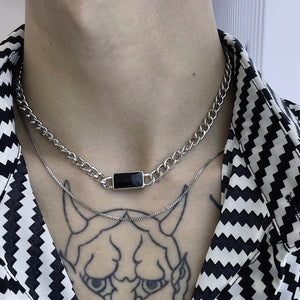 Double Layered Clavicle Necklace