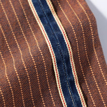 Load image into Gallery viewer, Loose Striped Denim Shorts