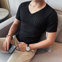 Load image into Gallery viewer, Thin Knit V-Neck Slim Top