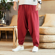Load image into Gallery viewer, Loose Crotch Casual Baggy Pants