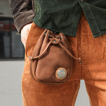 Load image into Gallery viewer, Vintage Leather Pouch Bag