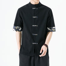 Load image into Gallery viewer, Retro Buttoned Cotton Linen Shirt