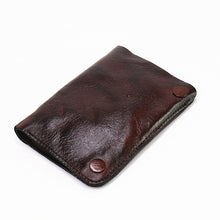 Load image into Gallery viewer, Retro Handmade Leather Wallet