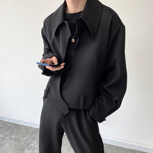 Load image into Gallery viewer, Irregular Placket Cropped Jacket
