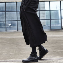 Load image into Gallery viewer, Casual Wide Leg Culottes Hakama Pants
