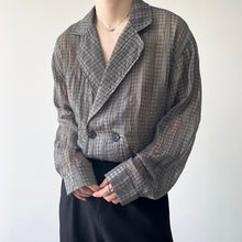 Load image into Gallery viewer, Summer Thin Wrinkled Lapel Shirt