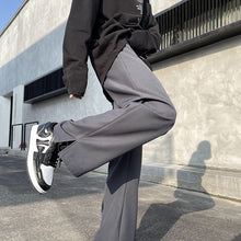 Load image into Gallery viewer, Drape Slit Straight Leg Trousers