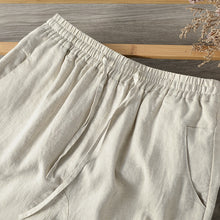 Load image into Gallery viewer, Cotton Linen Mid-Rise Baggy Pants
