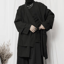 Load image into Gallery viewer, Double Collar Loose Tea Cardigan