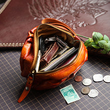 Load image into Gallery viewer, Handmade Retro Cards Holder Coin Wallet
