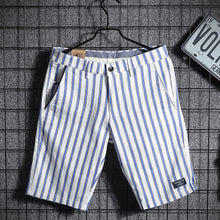 Load image into Gallery viewer, Summer Striped Five Point Shorts