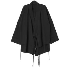 Load image into Gallery viewer, Double Collar Loose Tea Cardigan