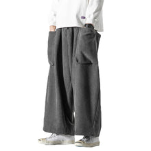 Load image into Gallery viewer, Corduroy Drape Straight Wide-leg Pants