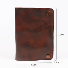 Load image into Gallery viewer, Retro Handmade Leather Wallet
