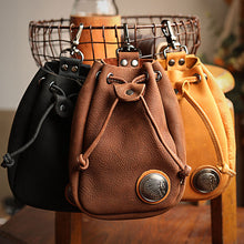 Load image into Gallery viewer, Vintage Leather Pouch Bag