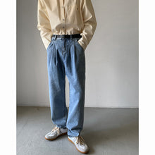 Load image into Gallery viewer, Straight Leg Relaxed Wide Leg Casual Jeans