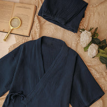 Load image into Gallery viewer, Cotton Gauze Short Sleeve Shorts Set