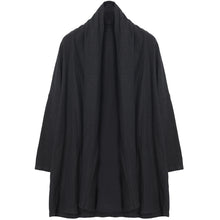 Load image into Gallery viewer, Mid-length Loose Cotton Linen Cardigan