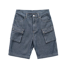 Load image into Gallery viewer, Pocket Striped Shorts