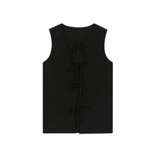 Load image into Gallery viewer, Lace-Up Slim Tank Top