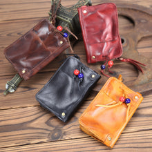 Load image into Gallery viewer, Vintage Handmade Key Coin Wallet