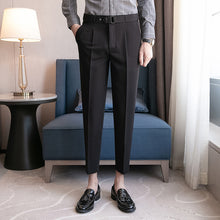 Load image into Gallery viewer, Slim Stretch Cropped Casual Pants