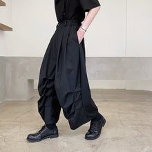 Load image into Gallery viewer, Pleated Design Wide-leg Pants
