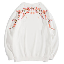 Load image into Gallery viewer, Plum Embroidery Sweatshirt
