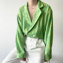 Load image into Gallery viewer, Water Ripple Print Lapel Long-sleeve Shirt