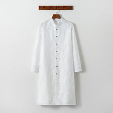 Load image into Gallery viewer, Cut Flower Long Sleeve Long Trench Coat