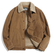 Load image into Gallery viewer, Retro Fleece Corduroy Jacket