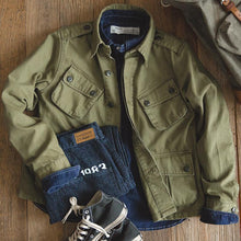 Load image into Gallery viewer, Retro Military Style Army Green Jacket