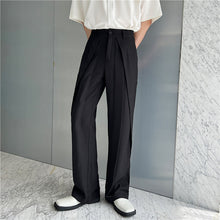 Load image into Gallery viewer, Irregularly Pressed Pleated Trousers